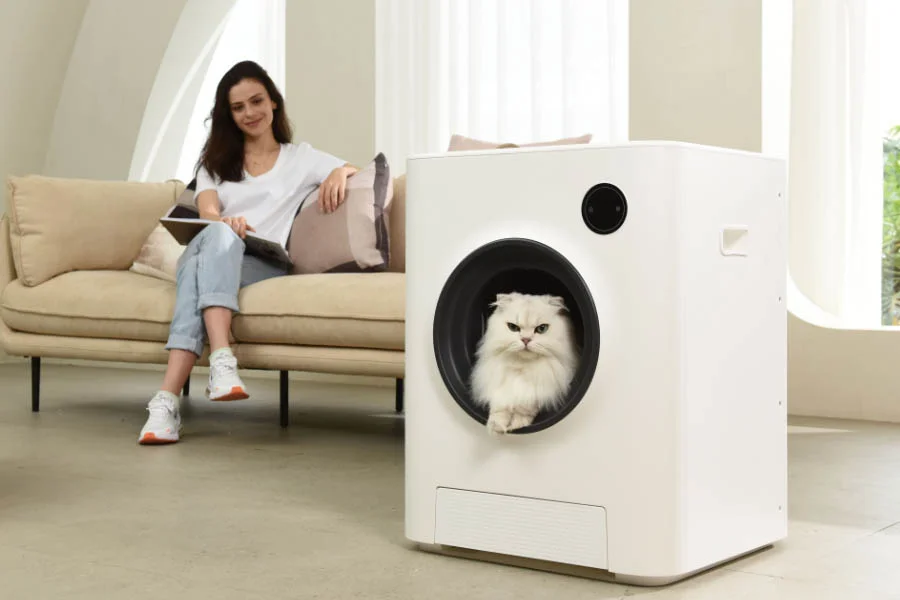 pet safe self cleaning litter box